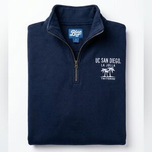 Blue 84 Navy UC San Diego Quarter-Zip Sweater